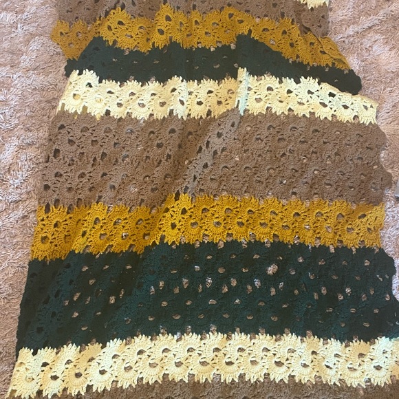 Handmade Afghan grandma crochet knit blanket throw fall - Picture 8 of 10